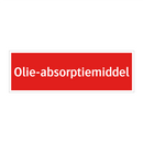 Olie-absorptiemiddel