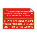 CO2-apparaat Gebruikt tegen branden in brandbare /.../ - CO2 device Used against fires in flammable /.../