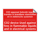 CO2-apparaat Gebruikt tegen branden in brandbare /.../ - CO2 device Used against fires in flammable /.../