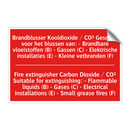 Brandblusser Kooldioxide / CO² Geschikt /.../ - Fire extinguisher Carbon Dioxide / CO² Suitable /.../