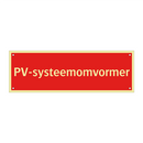 PV-systeemomvormer