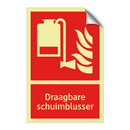 Draagbare schuimblusser