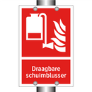 Draagbare schuimblusser