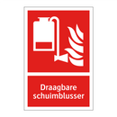 Draagbare schuimblusser