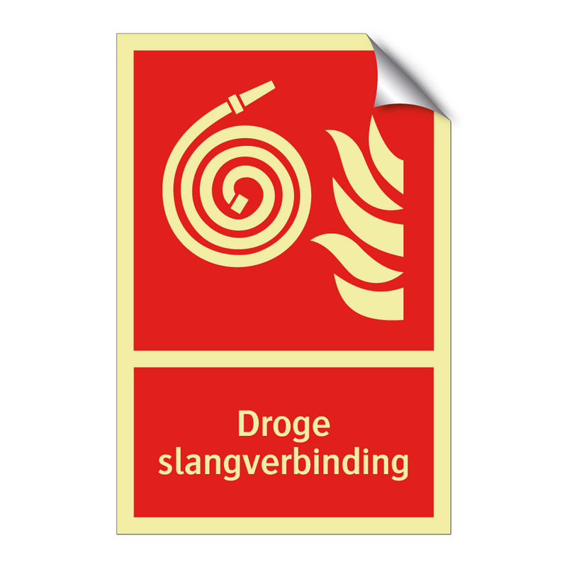 Droge slangverbinding