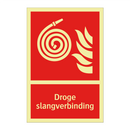 Droge slangverbinding