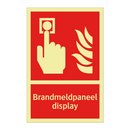 Brandmeldpaneel display