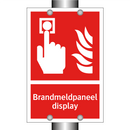 Brandmeldpaneel display