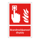 Brandmeldpaneel display