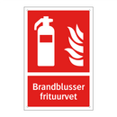 Brandblusser frituurvet