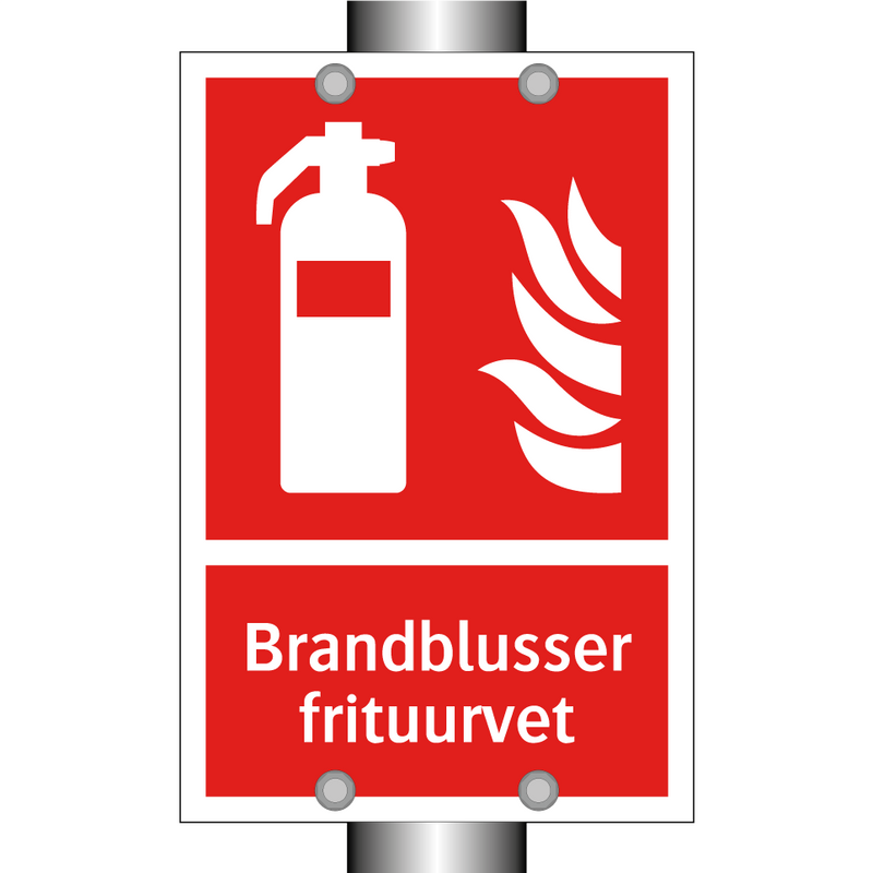 Brandblusser frituurvet