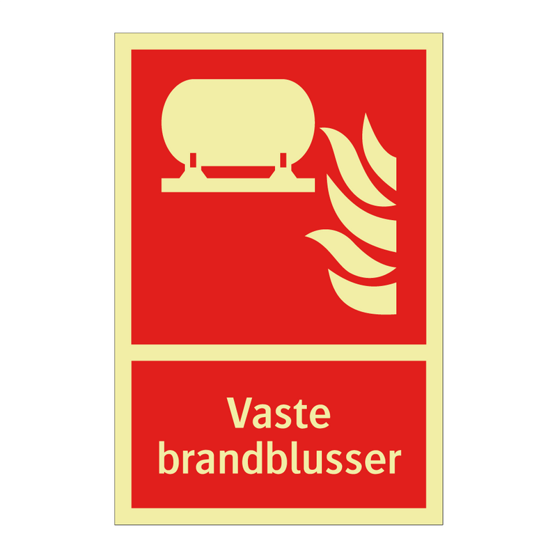 Vaste brandblusser
