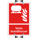 Vaste brandblusser