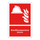 Brandblusapparatuur binnen