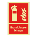 Brandblusser binnen