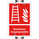 Brandweer toegangsladder
