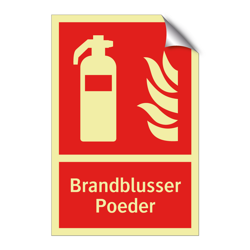 Brandblusser Poeder