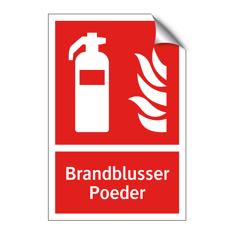 Brandblusser Poeder