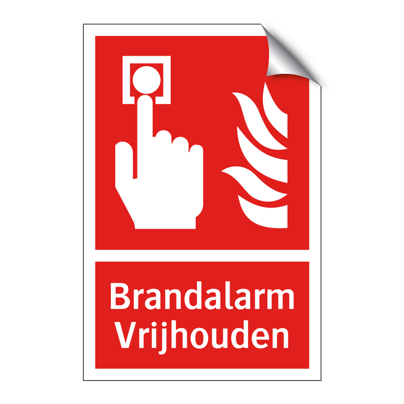 Brandalarm Vrijhouden