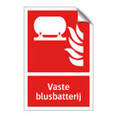 Vaste blusbatterij