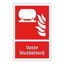Vaste blusbatterij