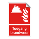 Toegang brandweer