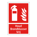 Houd Brandblusser Vrij