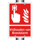Vrijhouden van Brandalarm