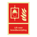 Lift voor brandbestrijding
