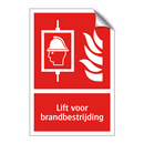 Lift voor brandbestrijding