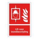 Lift voor brandbestrijding