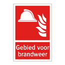 Gebied voor brandweer