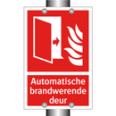 Automatische brandwerende deur