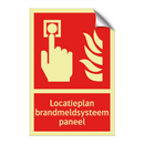 Locatieplan brandmeldsysteem paneel