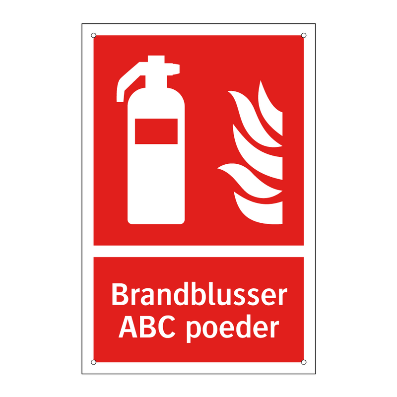 Brandblusser abc poeder
