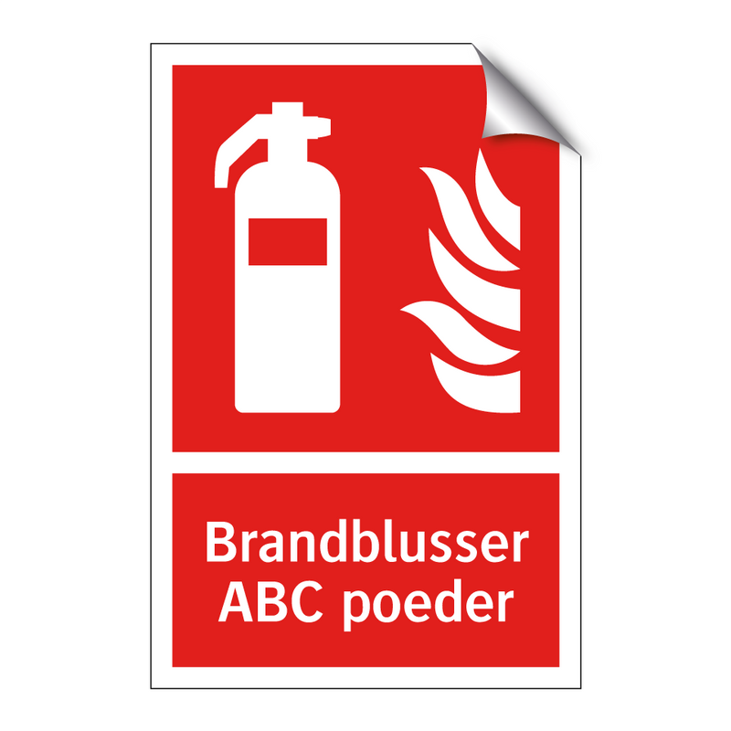 Brandblusser abc poeder