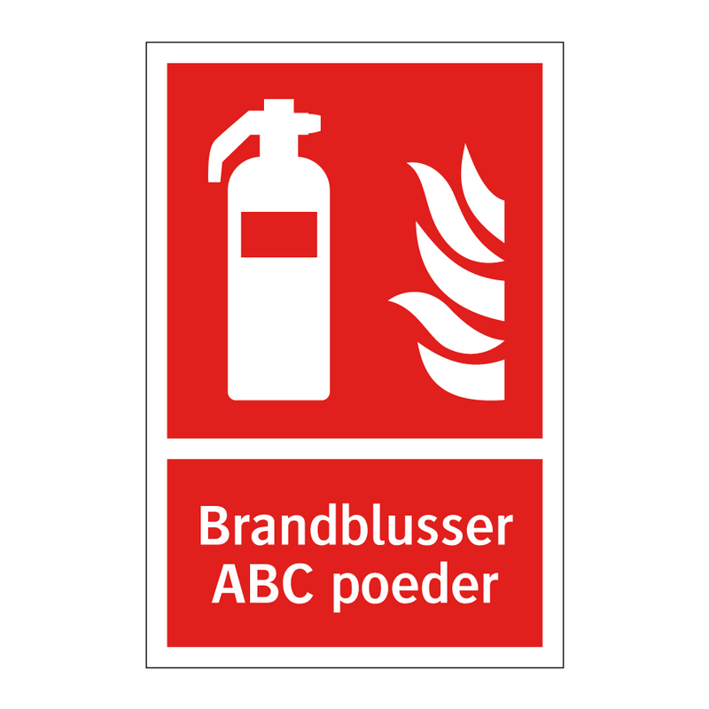 Brandblusser abc poeder