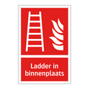 Ladder in binnenplaats