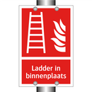 Ladder in binnenplaats