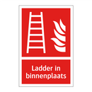 Ladder in binnenplaats