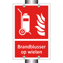 Brandblusser op wielen