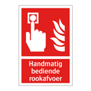 Handmatig bediende rookafvoer