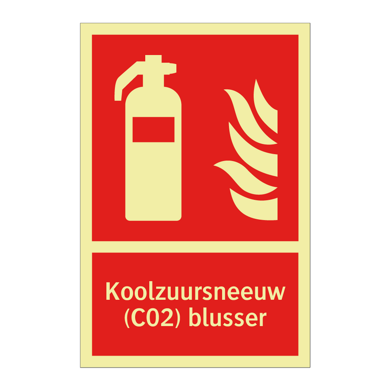 Koolzuursneeuw- (C02) blusser