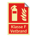 Klasse F - Vetbrand