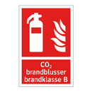 CO₂ brandblusser brandklasse B
