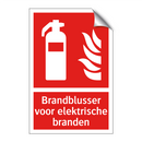 Brandblusser voor elektrische branden