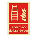 Ladder voor de brandweer