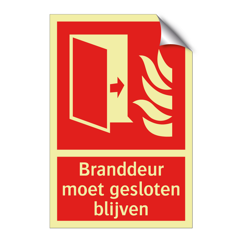 Branddeur moet gesloten blijven