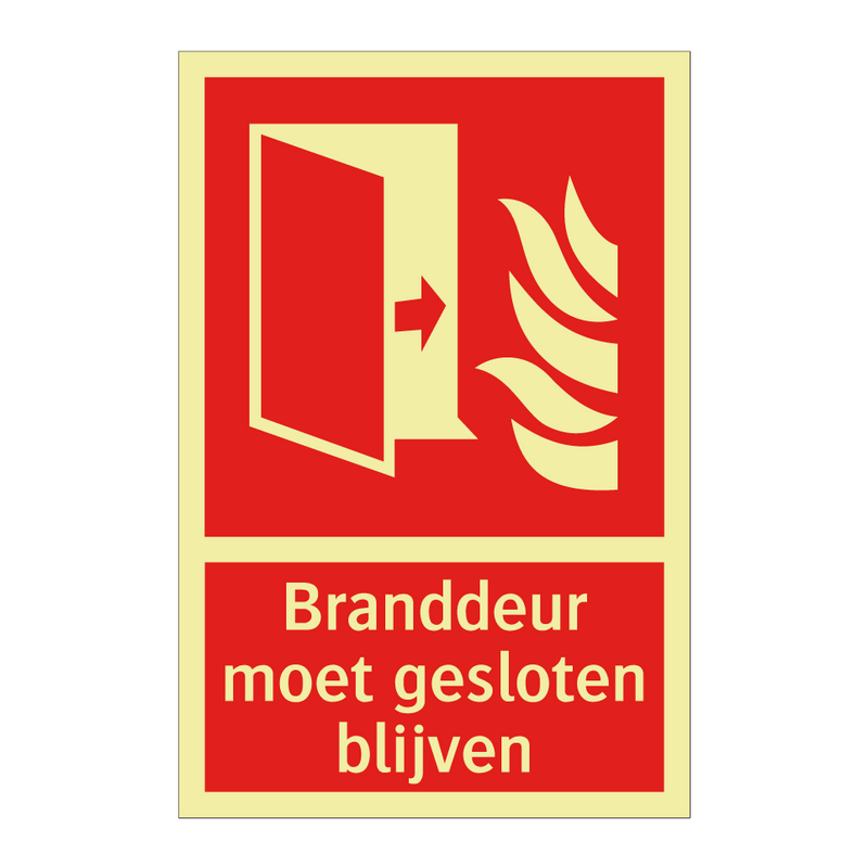 Branddeur moet gesloten blijven
