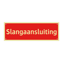 Slangaansluiting